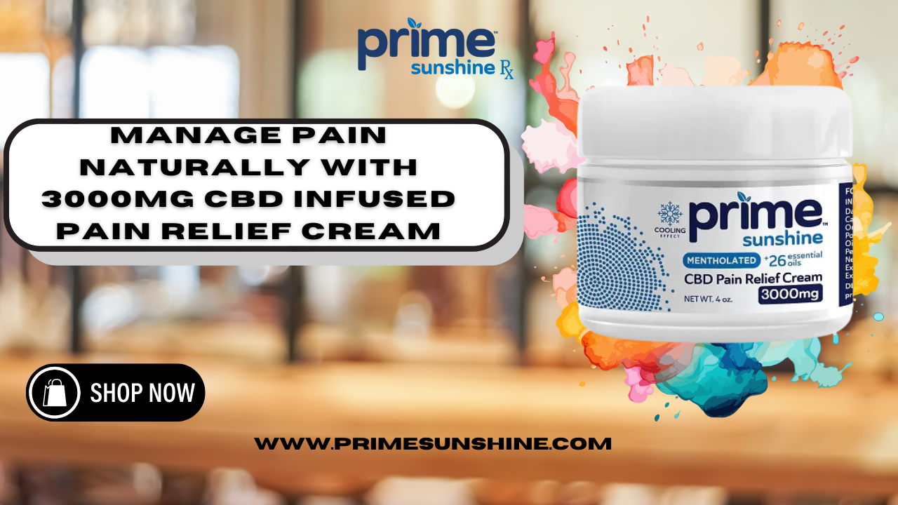 CBD Infused Pain Relief Cream