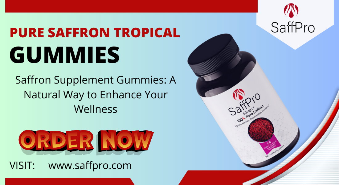 Saffron Supplement Gummies