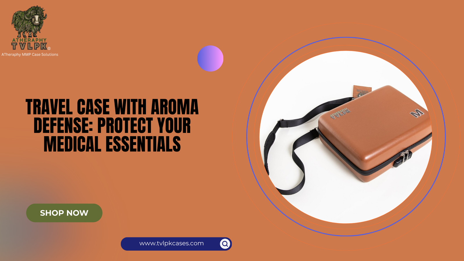 Travel Case with Aroma Defense