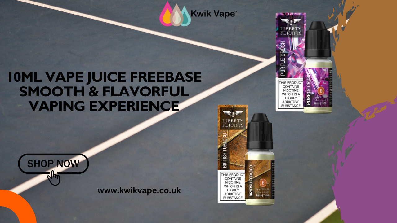 10ml Vape Juice Freebase