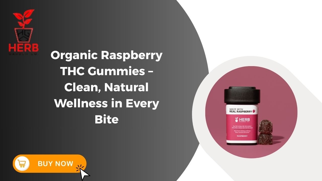Organic Raspberry THC Gummies