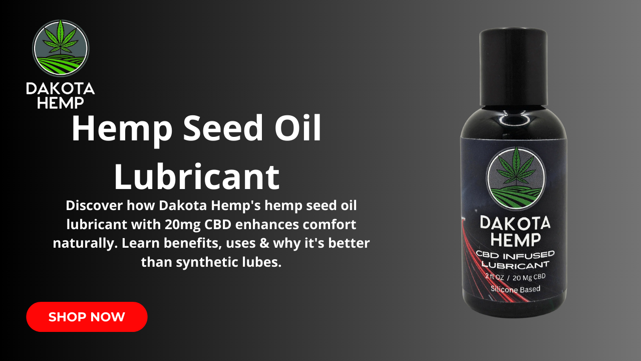 hemp seed oil lubricant