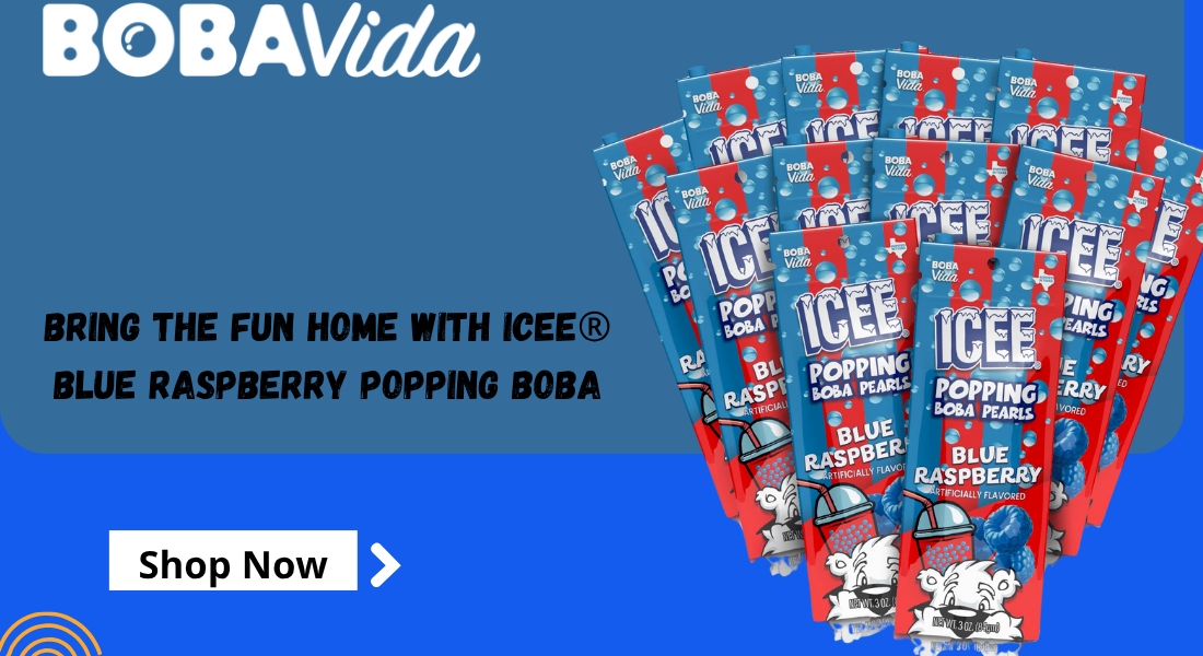 icee blue raspberry popping
