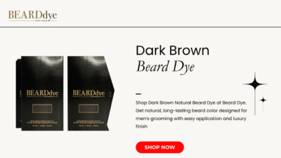Dark Brown Beard Dye For Men