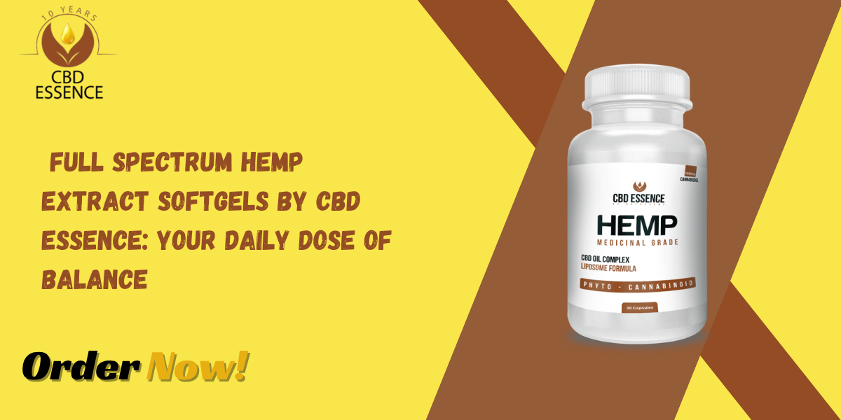 Full Spectrum Hemp Extract Softgels
