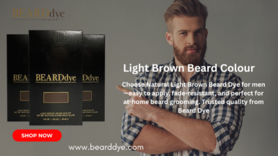 Natural light Brown Beard Dye