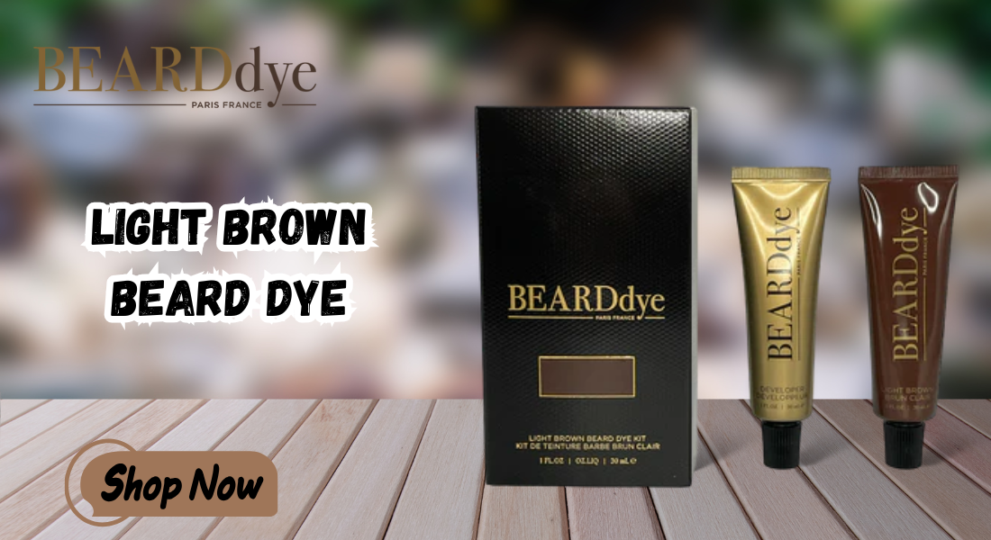 A Light Brown Beard Dye