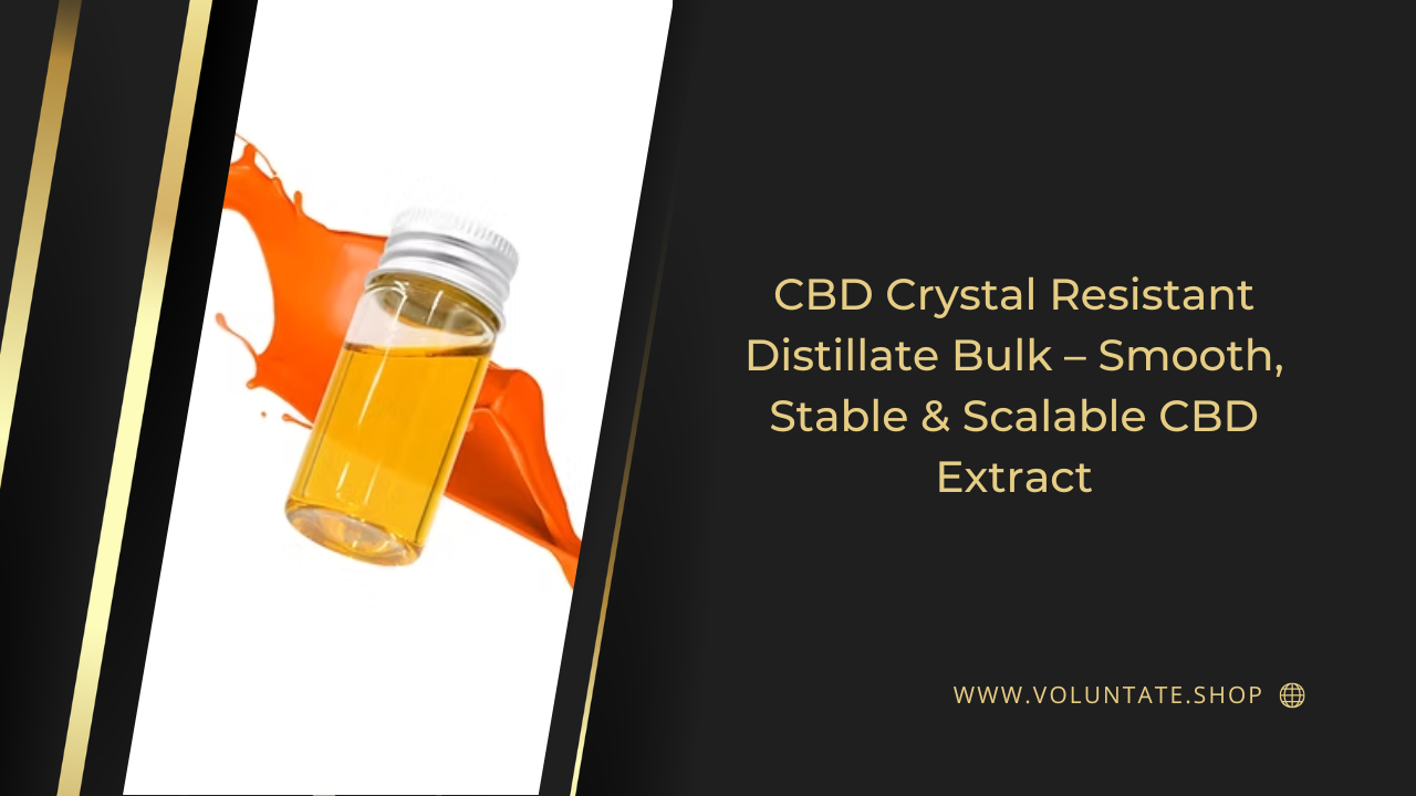 CBD crystal resistant distillate bulk
