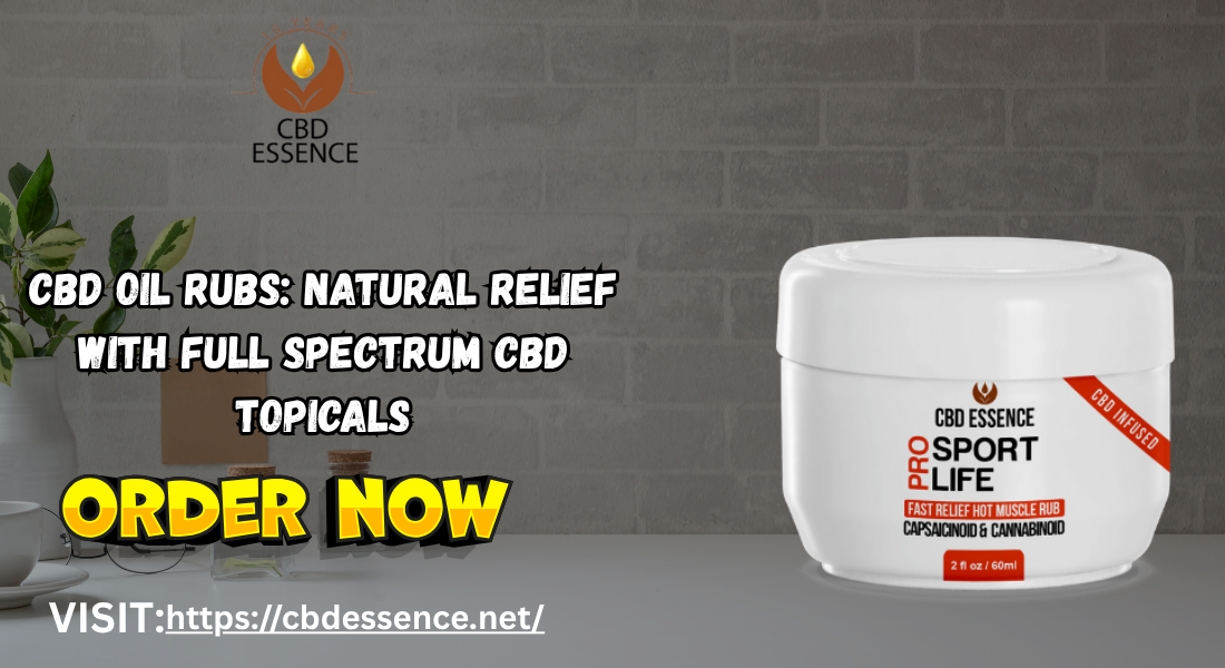 cbd oil rub