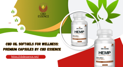 CBD oil softgels