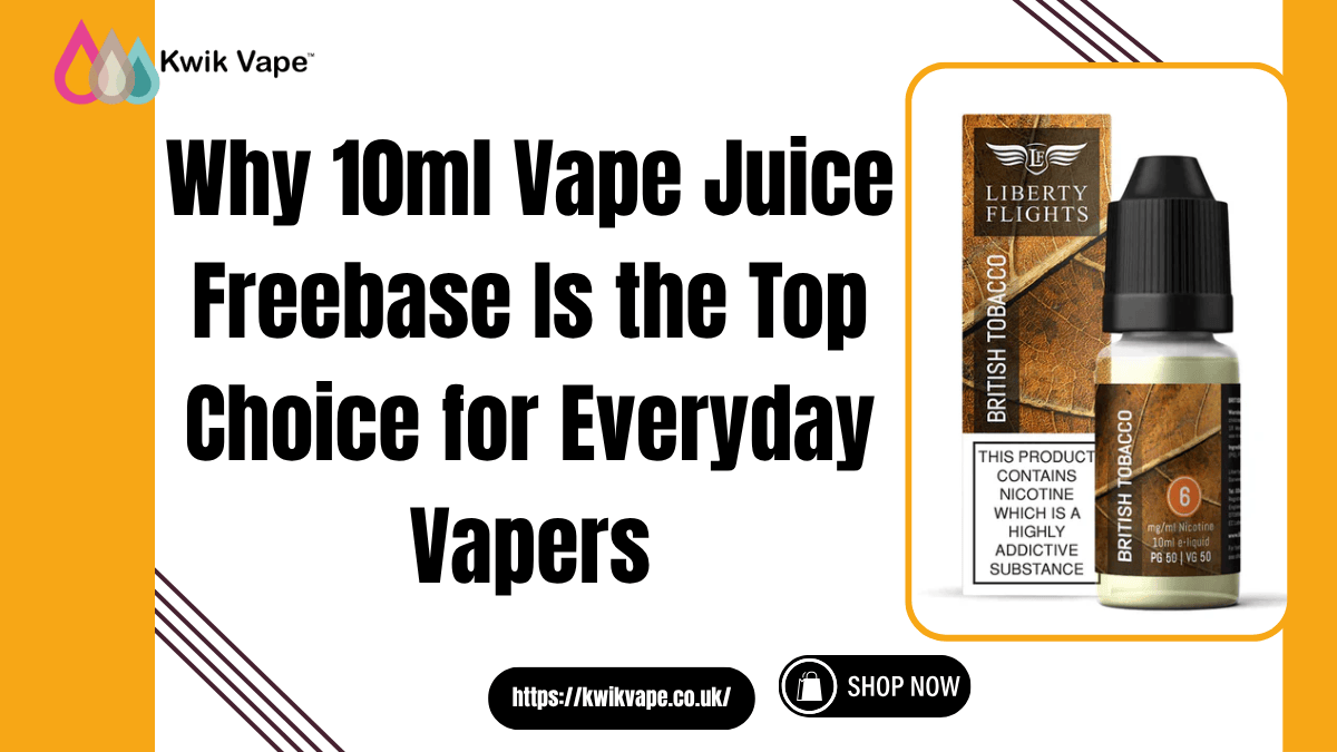 10ml Vape Juice Freebase