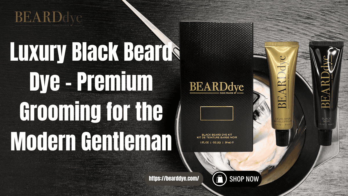 Luxury Black Beard Dye